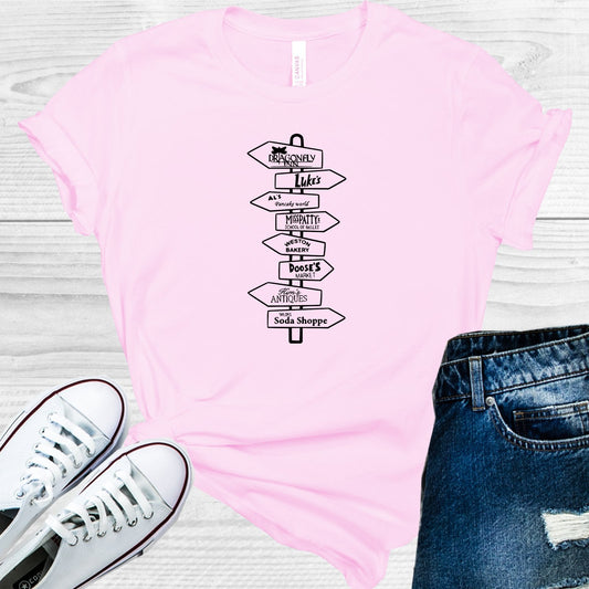 Gilmore Girls: Street Signs Graphic Tee