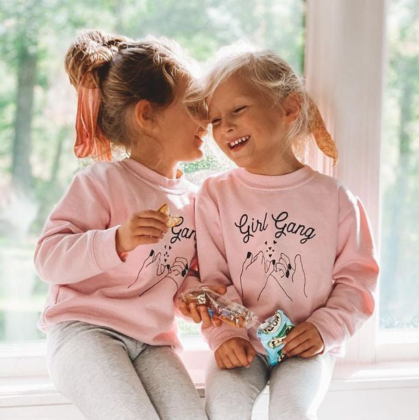 Girl Gang Sweatshirt in Pink