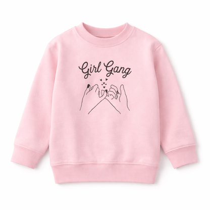 Girl Gang Sweatshirt in Pink