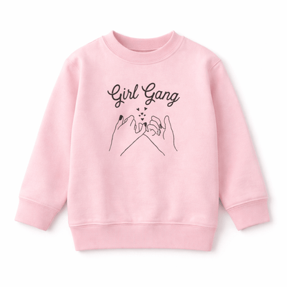 Girl Gang Sweatshirt in Pink