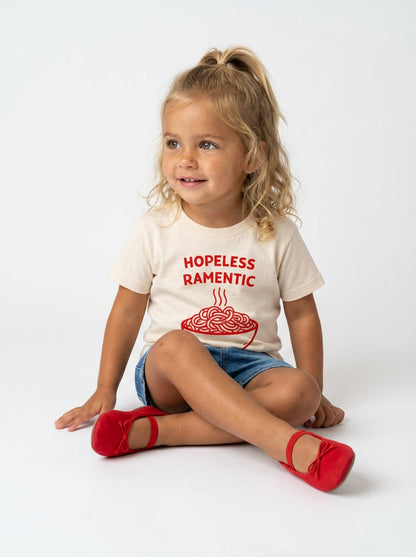 Hopeless RAMENtic tee, Valentines Tee for Kids