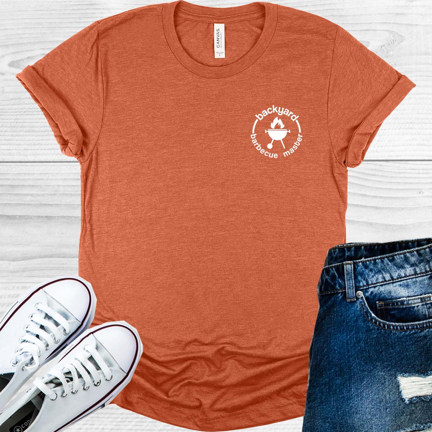 Backyard Barbecue Master Pocket Graphic Tee