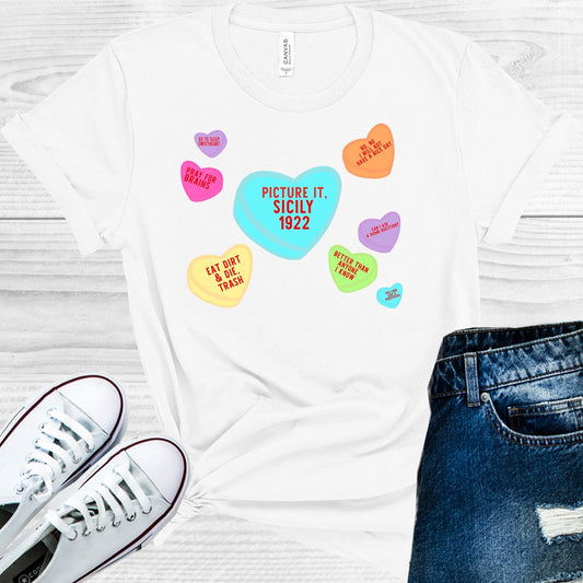 Golden Girls Valentine Hearts Graphic Tee