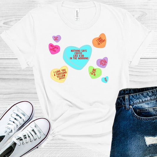 Gilmore Girls Valentine Hearts Graphic Tee
