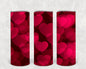 Red Hearts 20 oz Skinny Tumbler