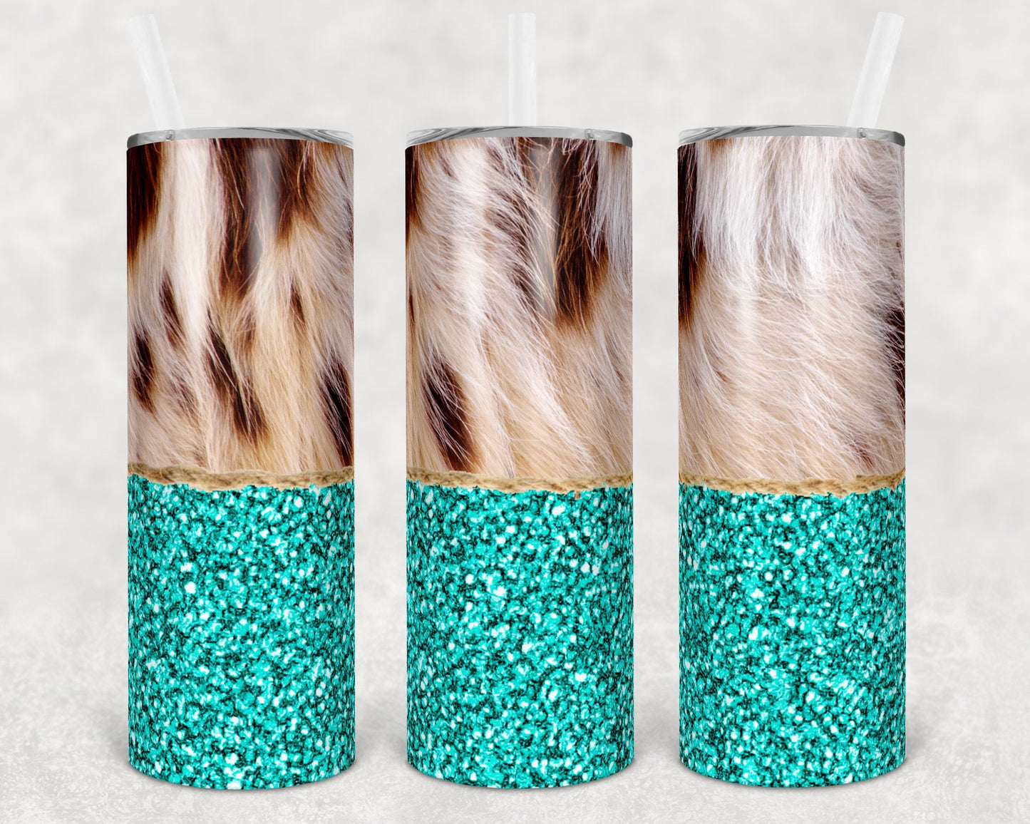 Cow Hide 20 oz Skinny Tumbler