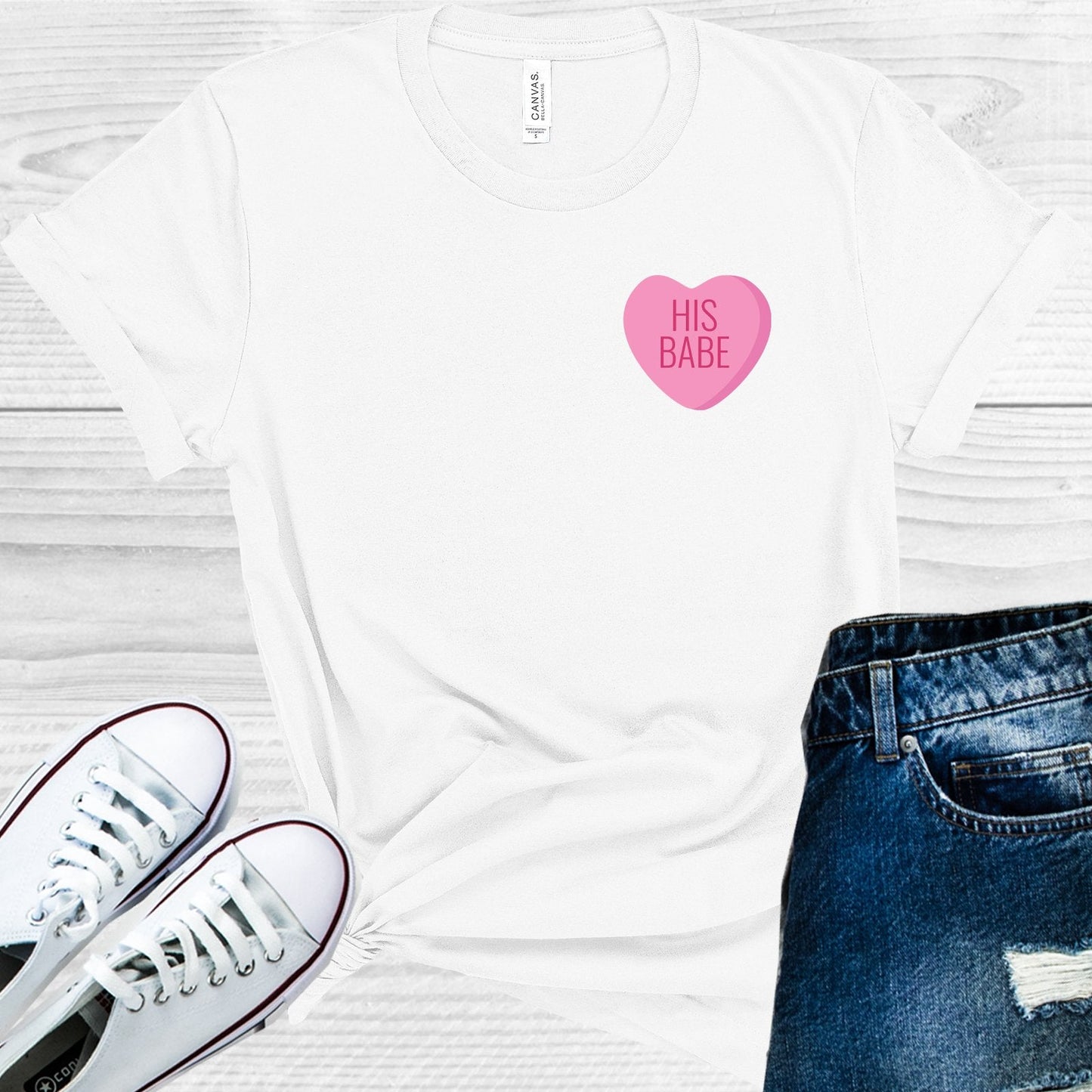 His Babe Graphic Tee