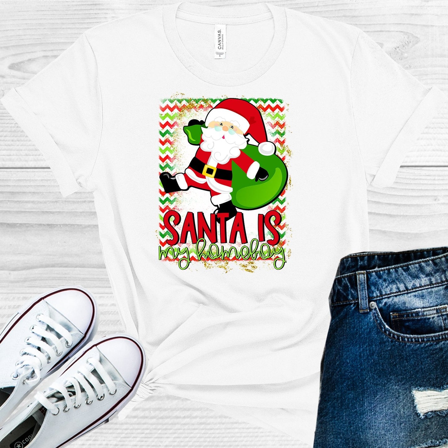 Santa is My Homeboy Graphic Tee
