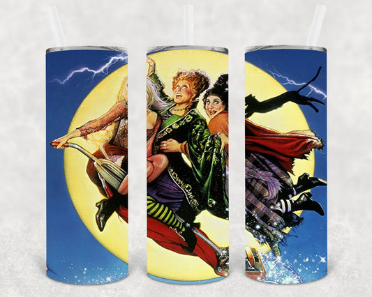 Witches and Moon 20 oz Skinny Tumbler