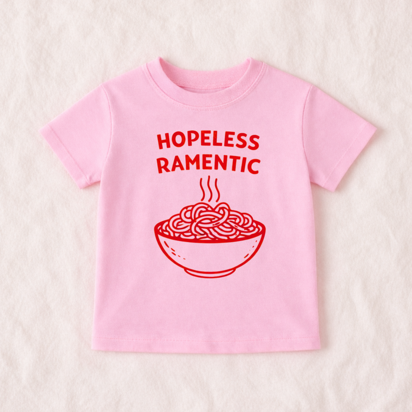 Hopeless RAMENtic tee, Valentines Tee for Kids