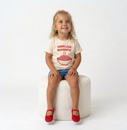 Hopeless RAMENtic tee, Valentines Tee for Kids