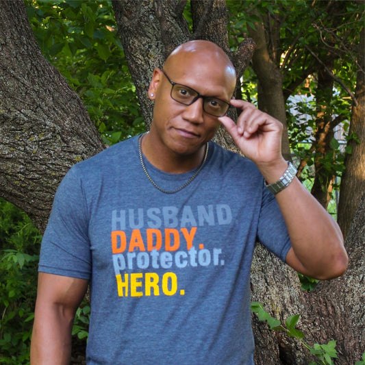 Husband Daddy Protector Hero Tee
