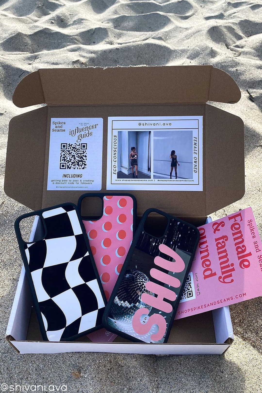 Black Wavy Checkered iPhone Case