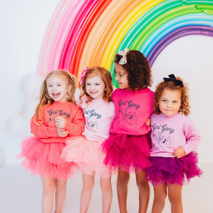 Girl Gang Sweatshirt in Pink