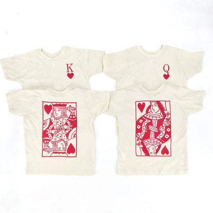 King of hearts boys valentine tee