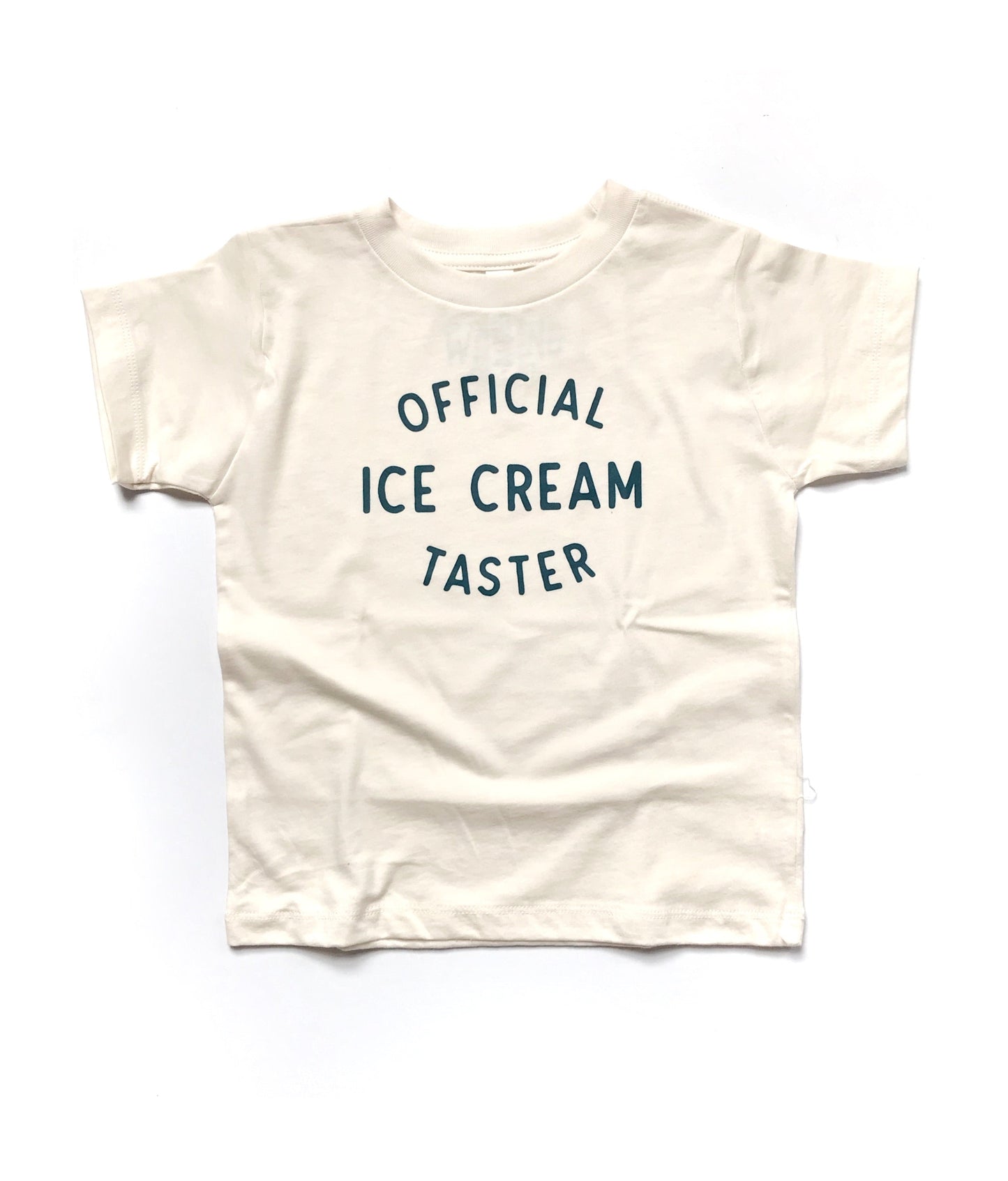 Official Ice Cream Taster Kids Tee | Funny Summer Shirt for Toddlers and Kids'
