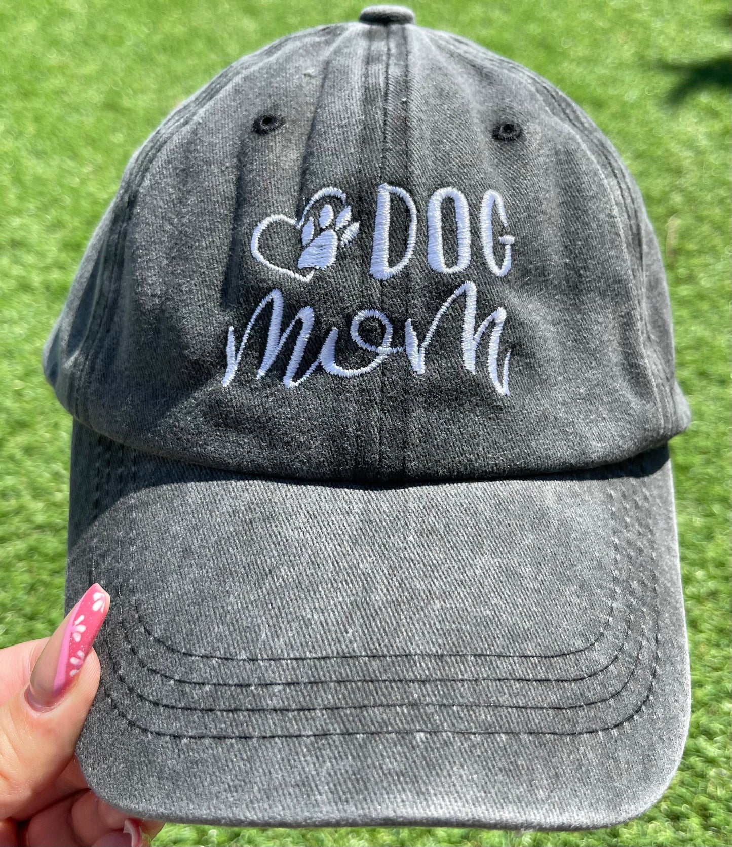 Embroidered Fur Mama Hat -WS