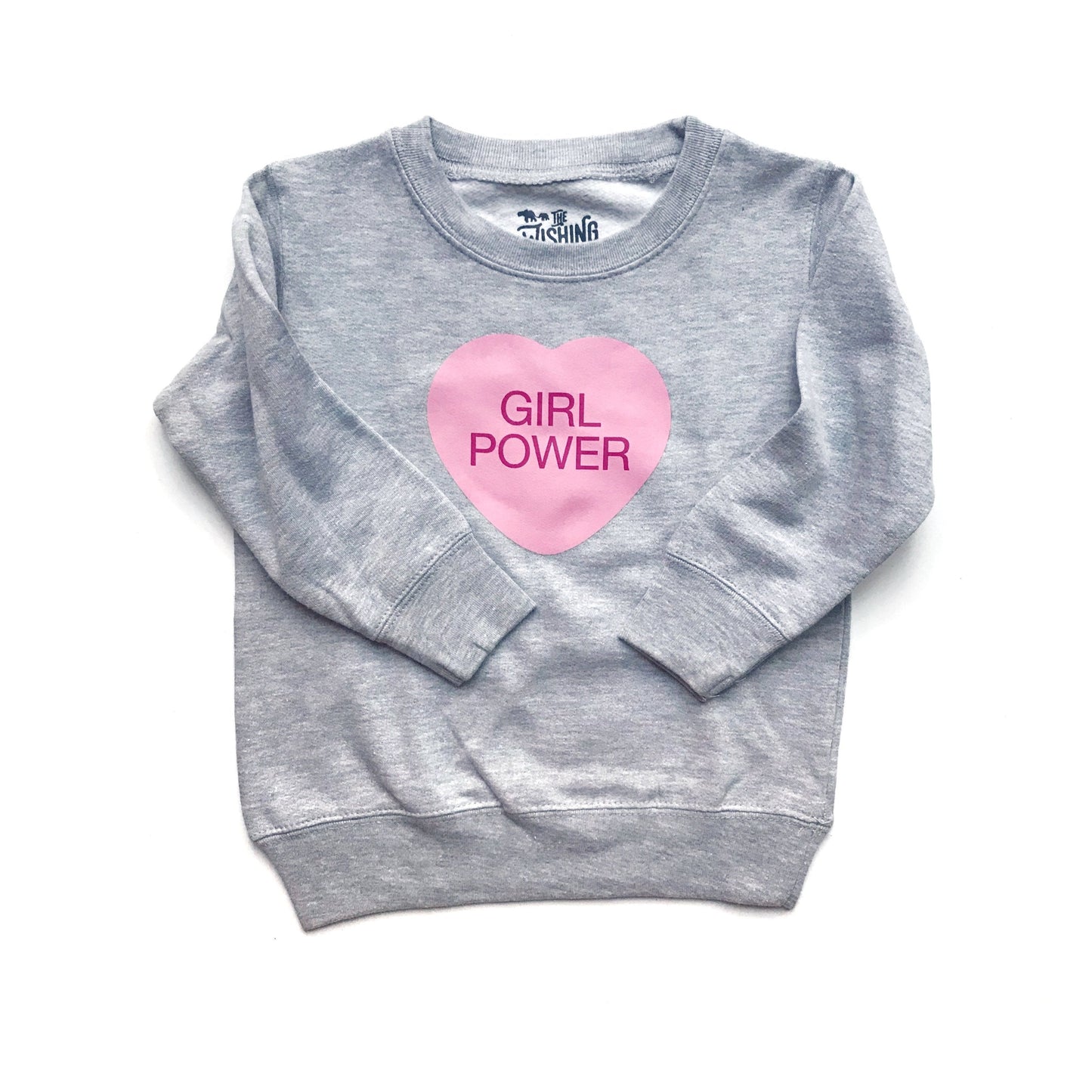 Girl Power Conversation Heart Crewneck