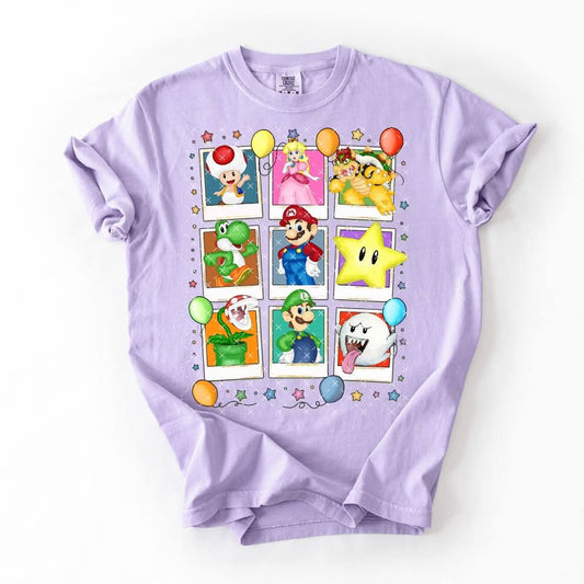 Mario Polaroid Graphic Tee