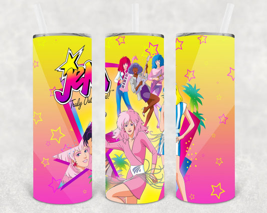 Jem and the Holograms 20 oz Skinny Tumbler