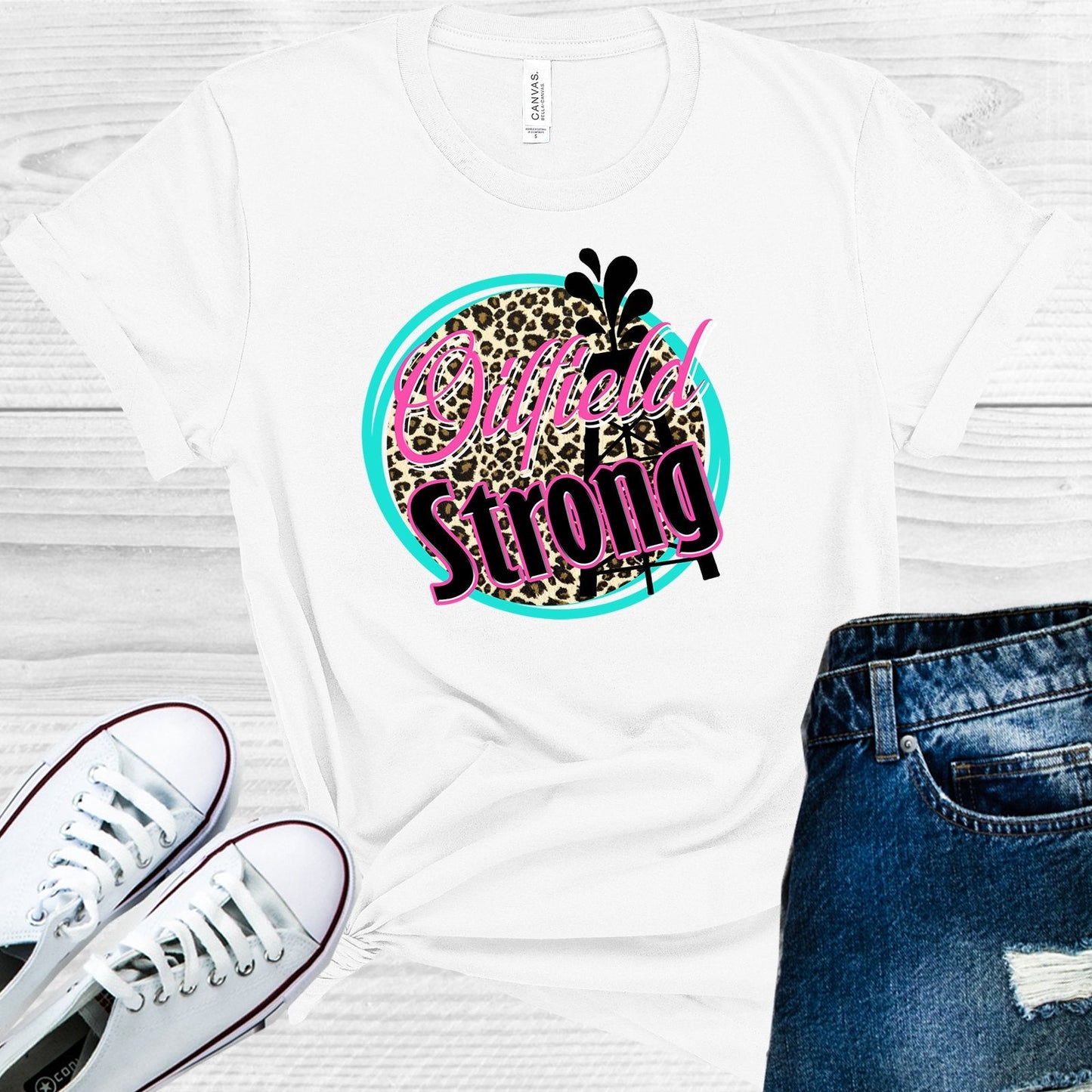 Oilfield Strong Graphic Tee