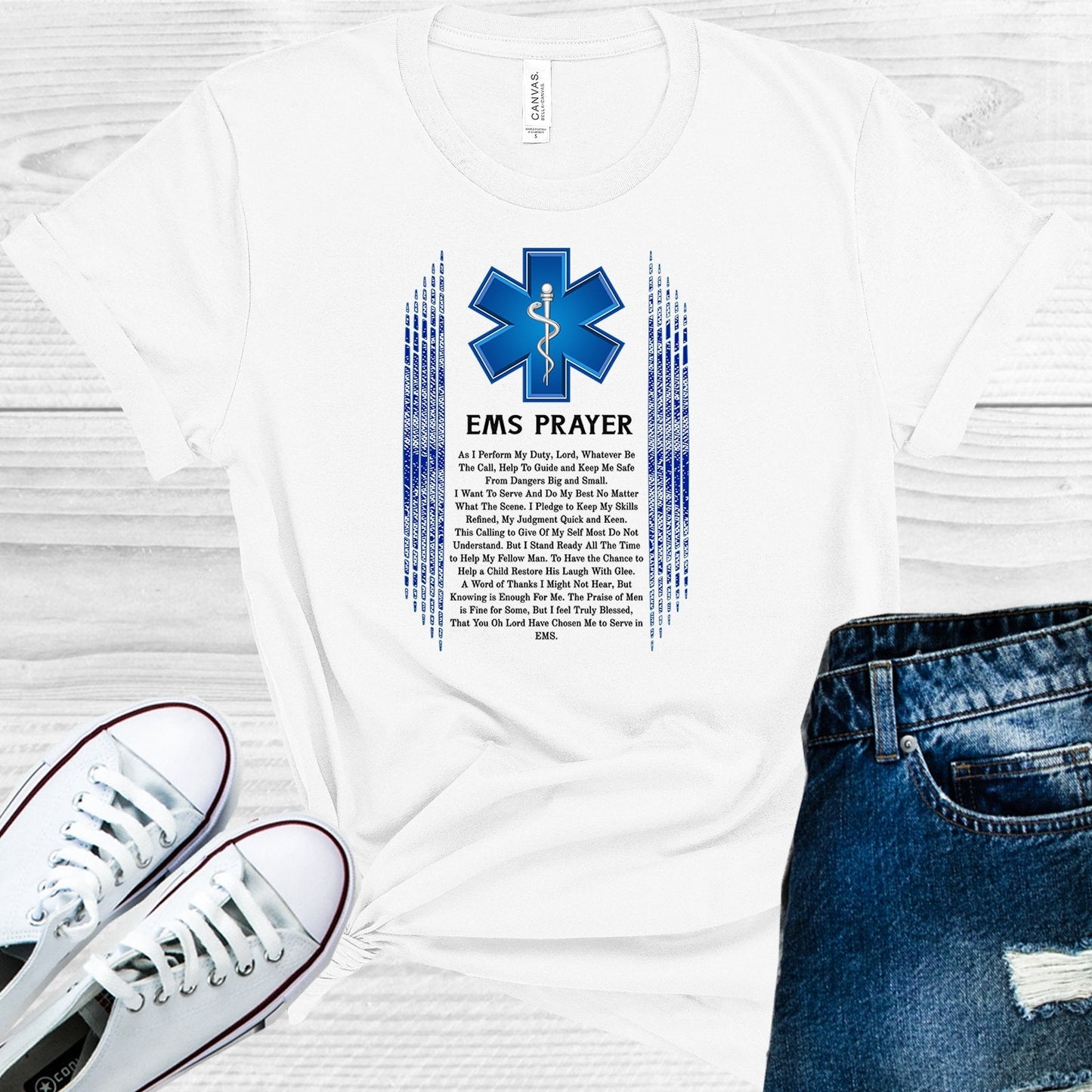 EMS Prayer Graphic Tee