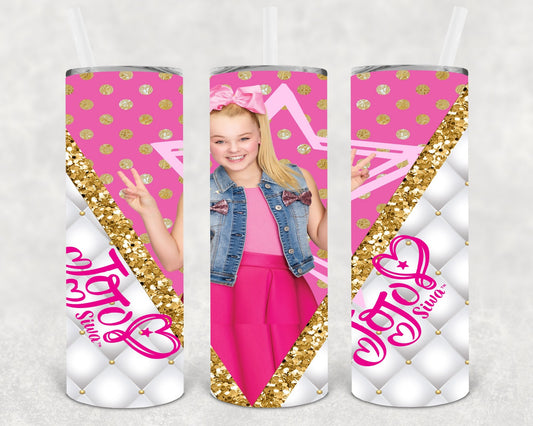 Jojo Siwa 20 oz Skinny Tumbler