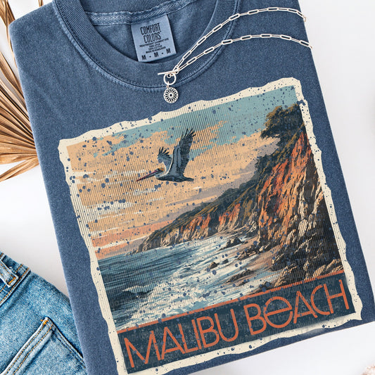 Malibu Beach Graphic Tee