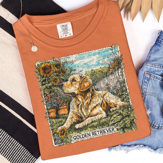 Golden Retriever Graphic Tee