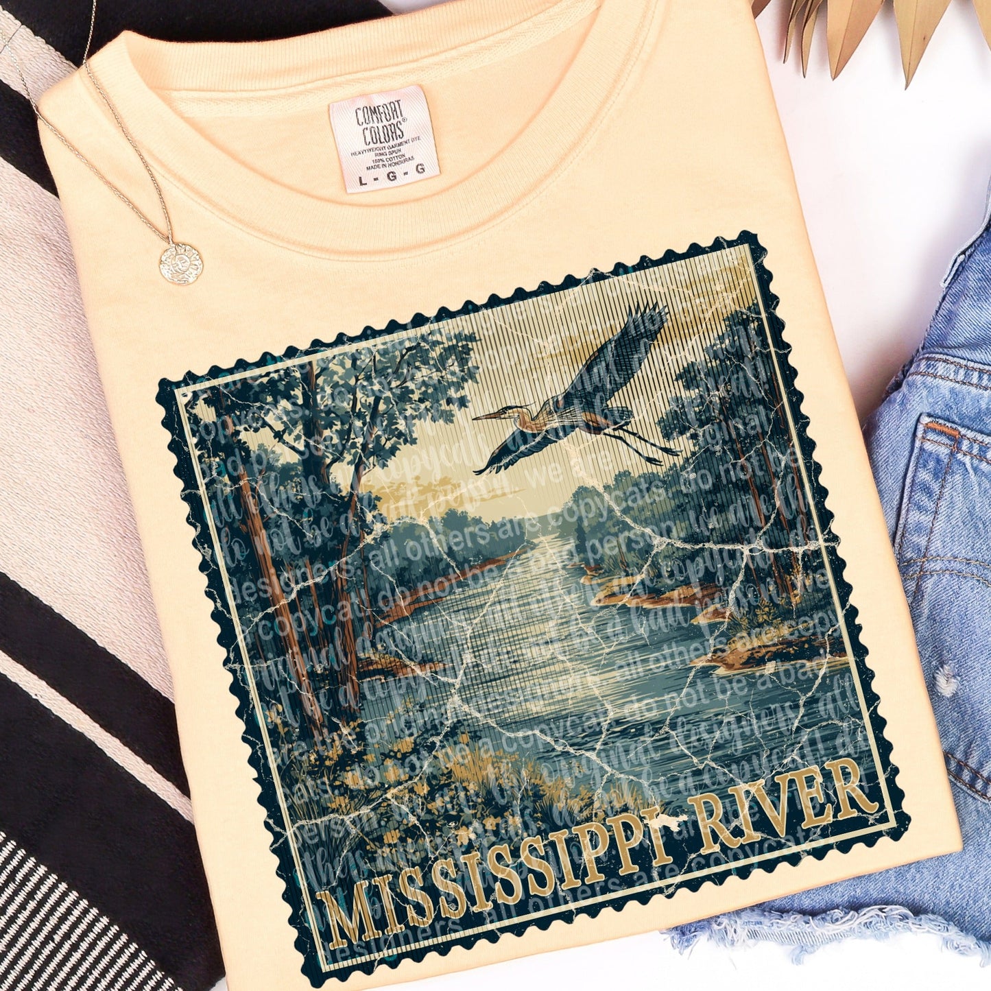 Mississippi River Graphic Tee