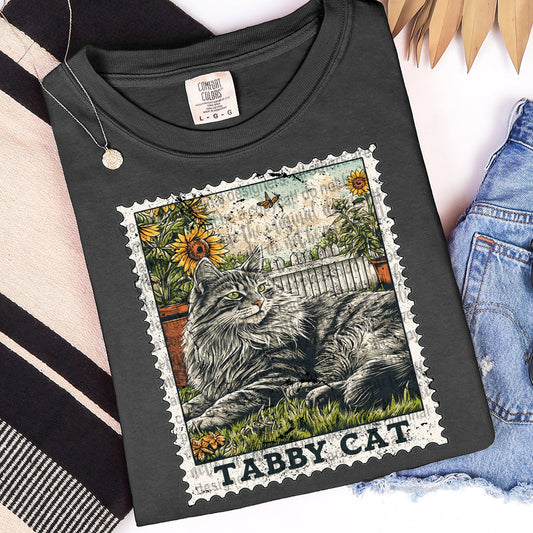 Tabby Cat Graphic Tee