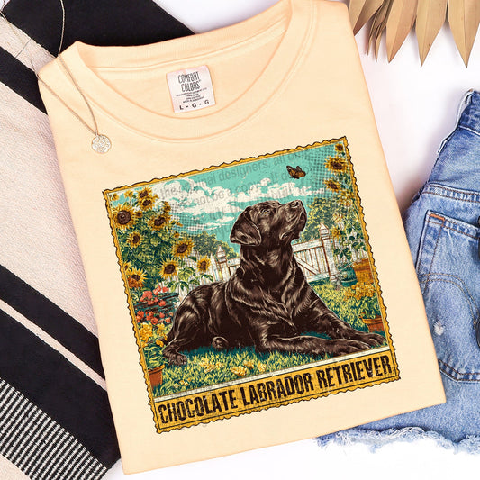 Chocolate Labrador Retriever Graphic Tee