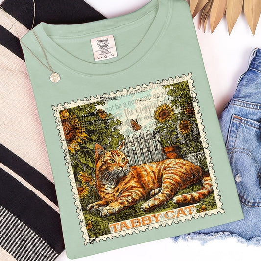 Tabby Cat Graphic Tee