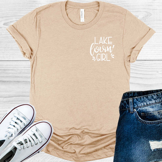 Lake Lovin Girl Pocket Graphic Tee