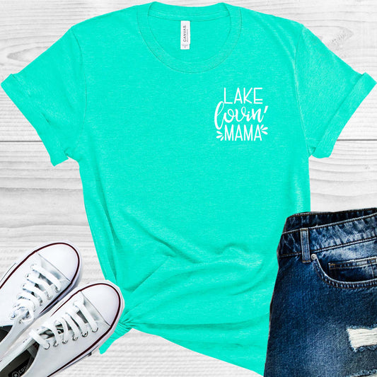 Lake Lovin Mama Pocket Graphic Tee