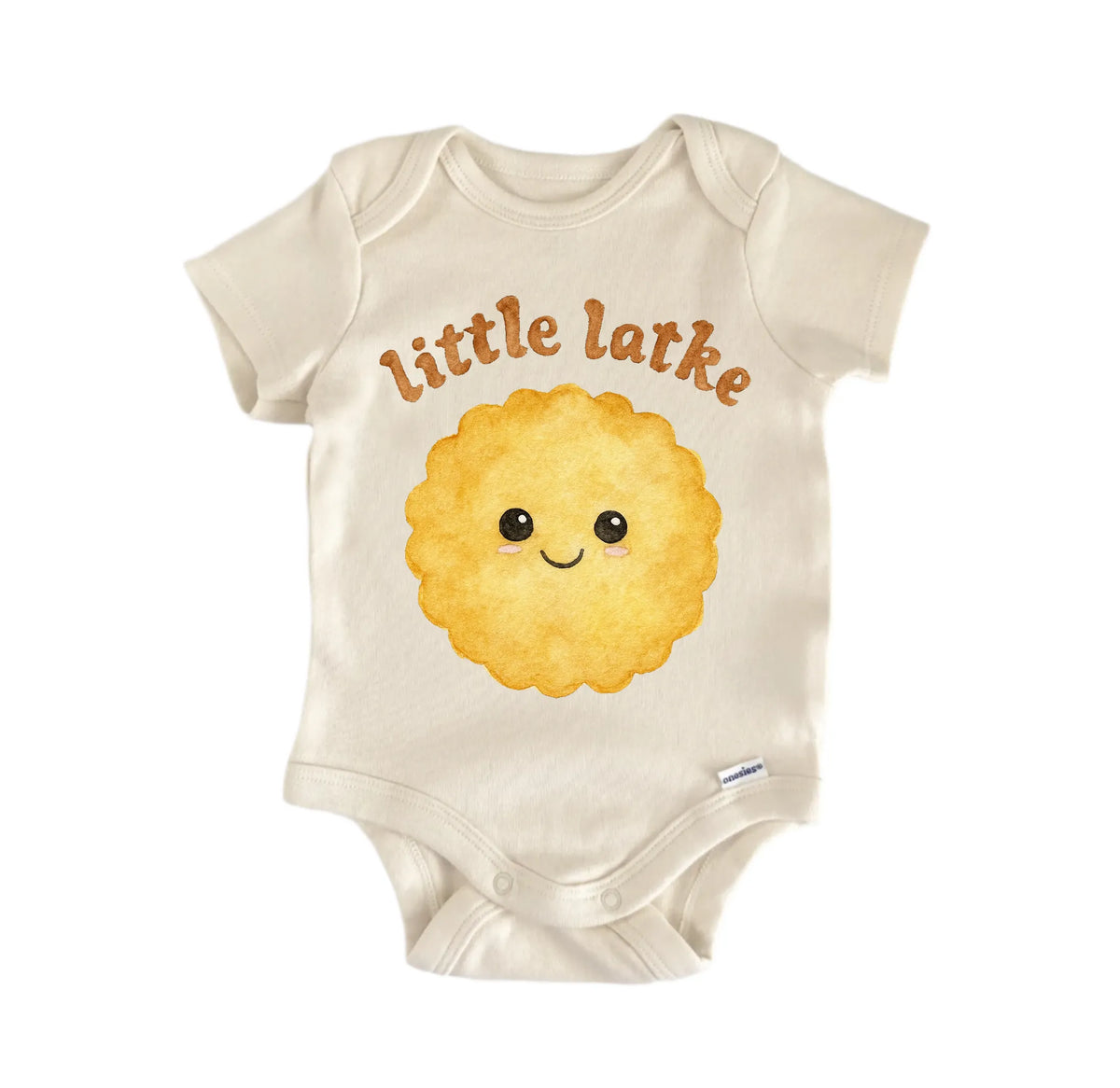 Latke Jewish Hanukkah Newborn Baby Bodysuit