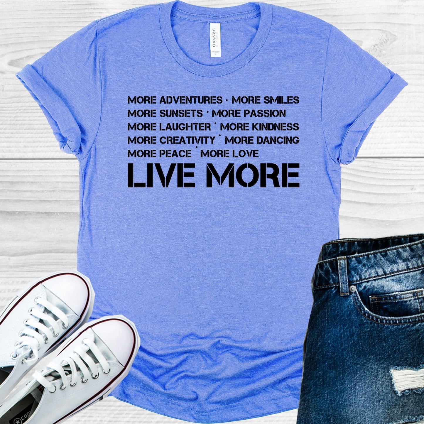 More Adventures More Smiles More Sunsets Graphic Tee