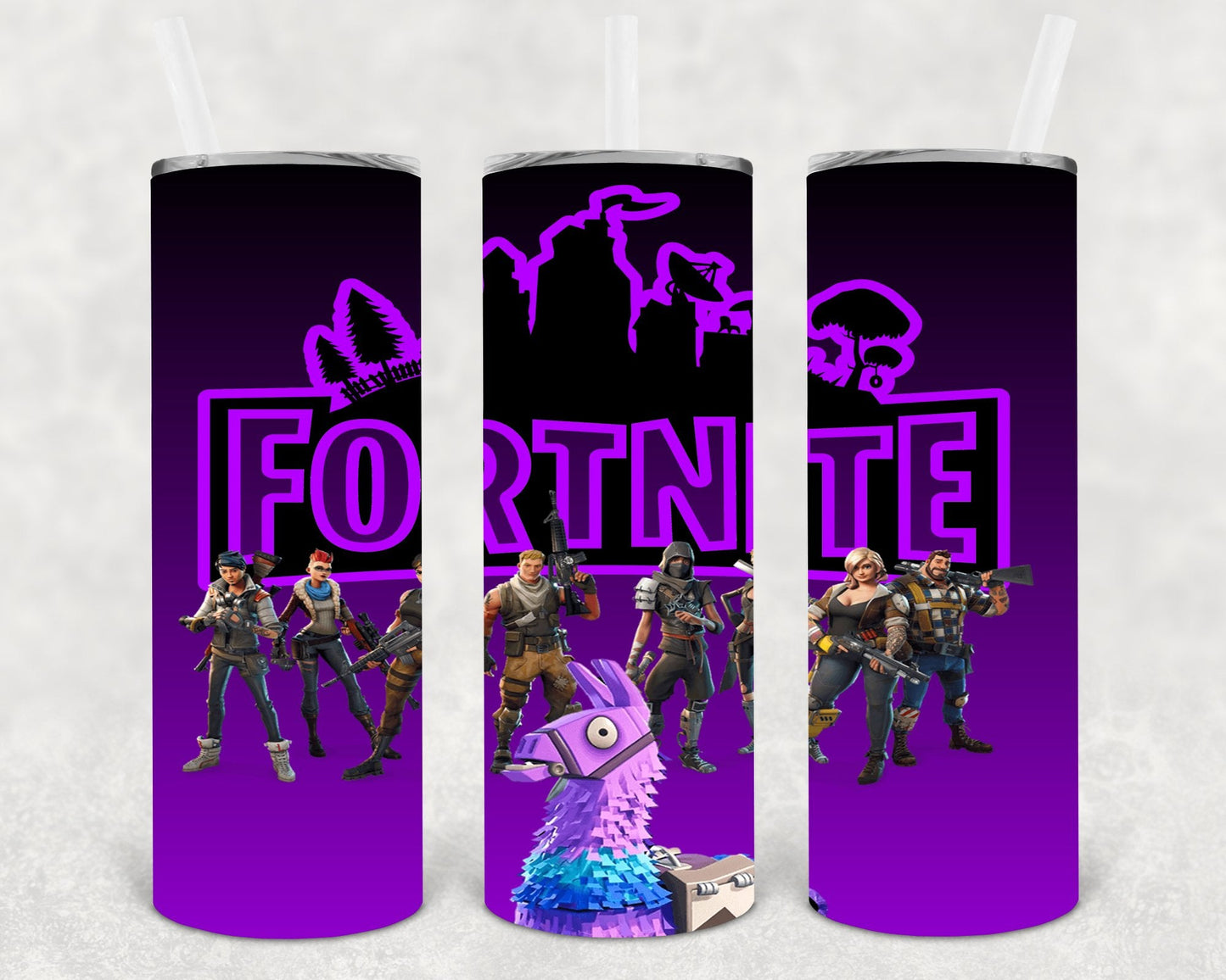 Fortnite 20 oz Skinny Tumbler