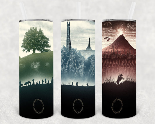 Lord of the Rings 20 oz Skinny Tumbler
