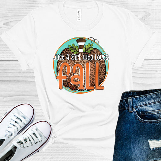 Just a Girl Who Loves Fall Graphic Tee