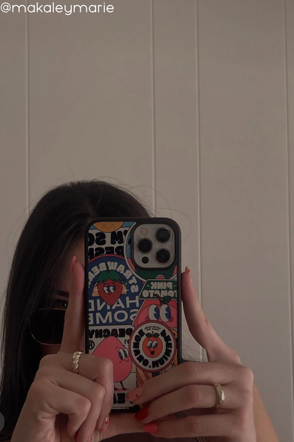 Vintage Stickers iPhone case