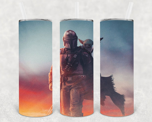 Mando 20 oz Skinny Tumbler