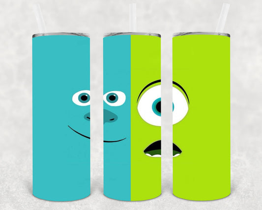 Mike and Sully 20 oz Skinny Tumbler