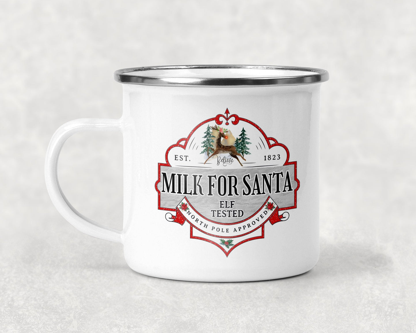 Milk for Santa Elf Tested Santa Approved Mug