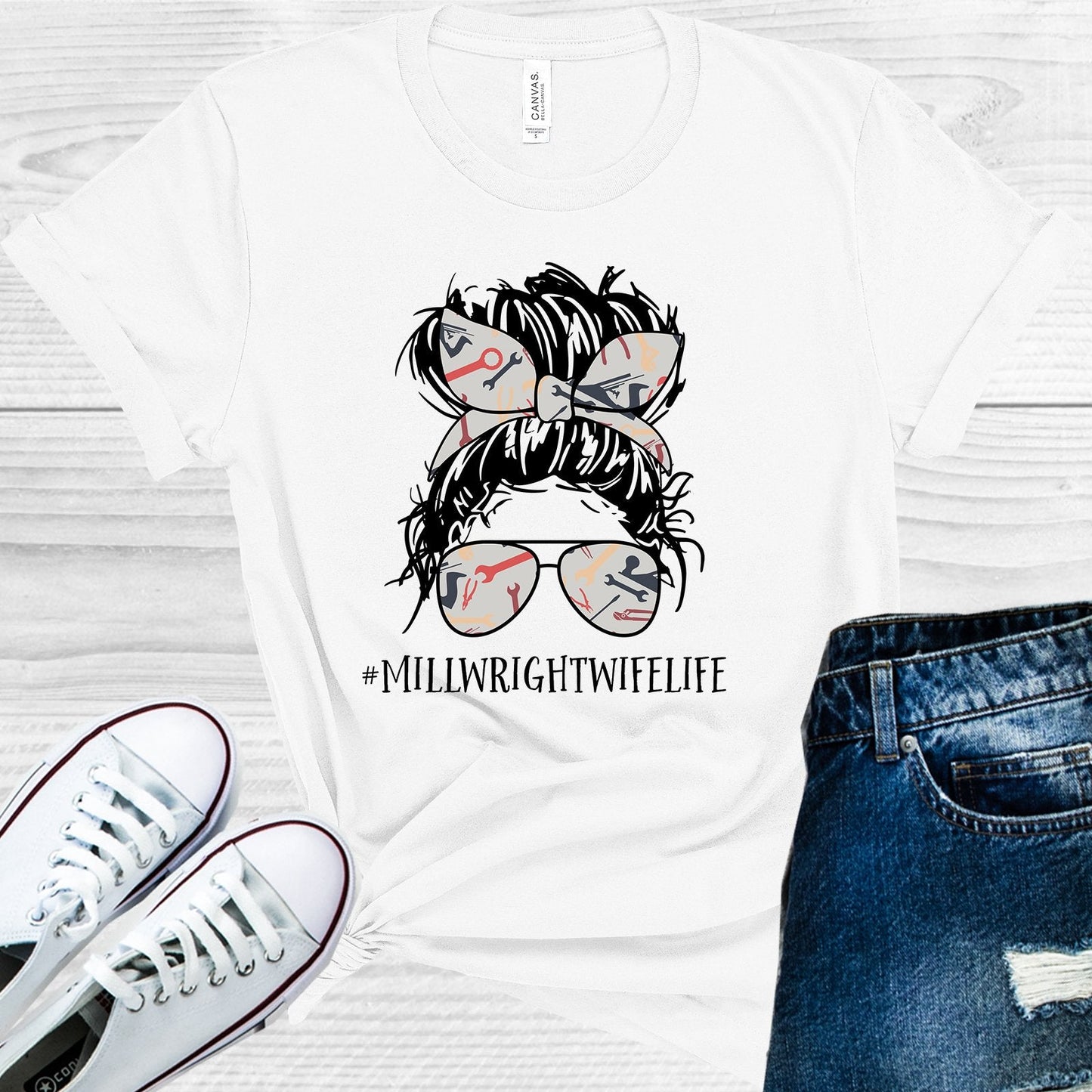 Millwright Wife Life #millwrightwifelife Graphic Tee