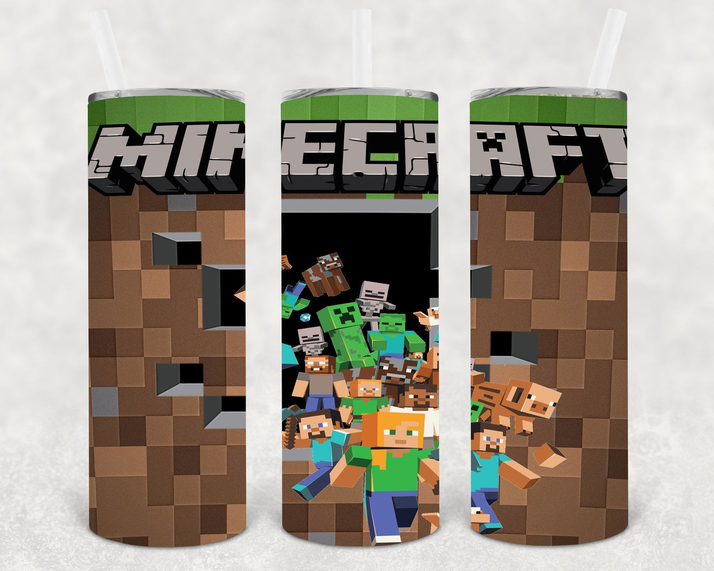 Minecraft 20 oz Skinny Tumbler