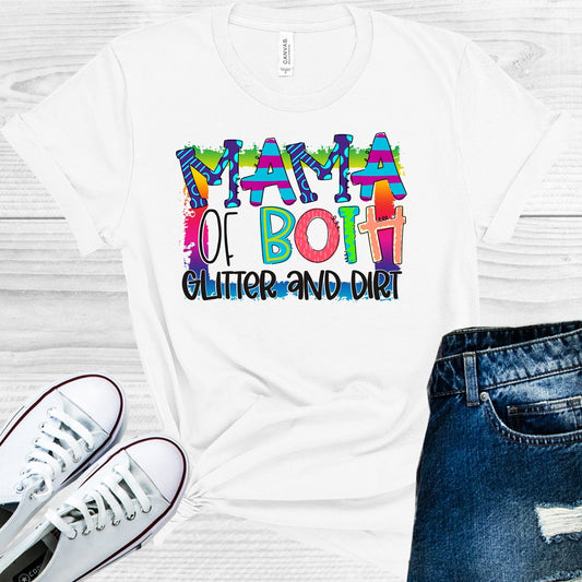 Mama of Birth Glitter and Dirt Graphic Tee