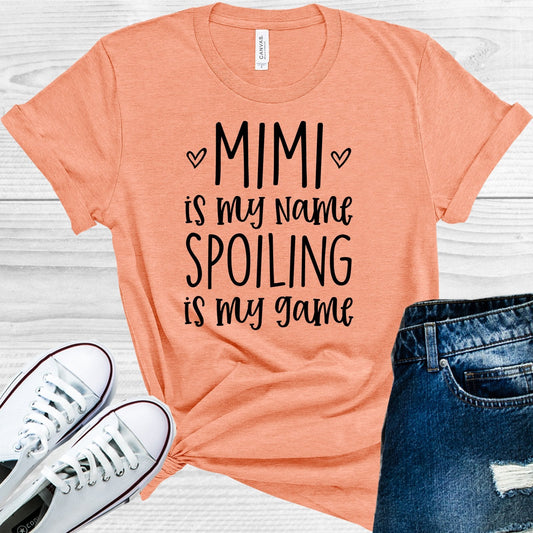 Spoiling is My Game Customized Graphic Tee
