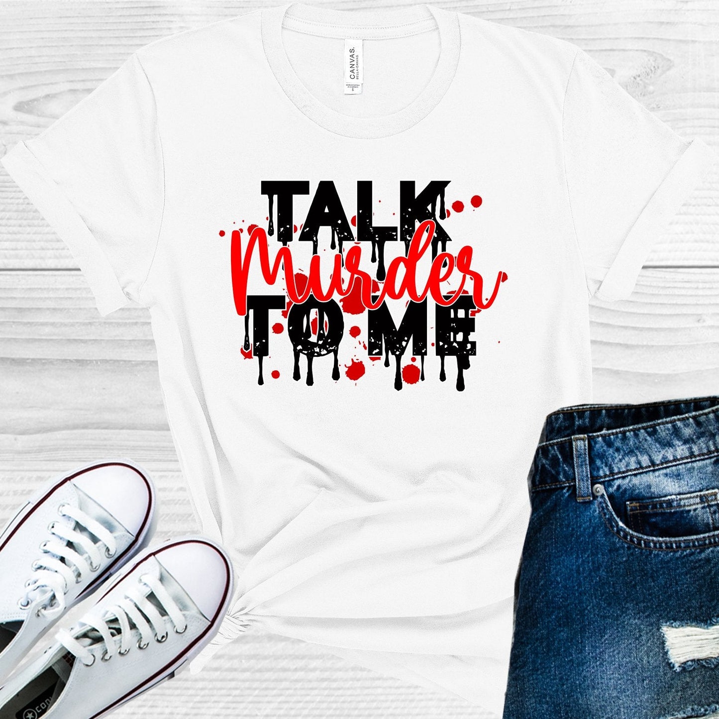 Talk Murder to Me Graphic Tee