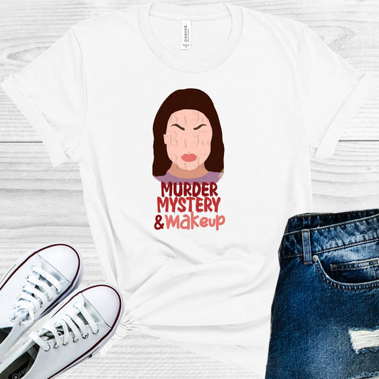 Murder Mystery & Makeup Graphic Tee